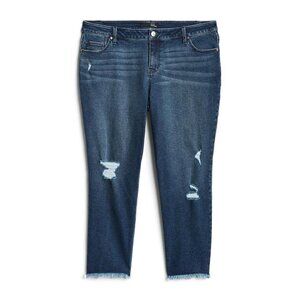 1822 Denim Women's Plus Size Walker Re:Denim Sustainable Girlfriend Jeans